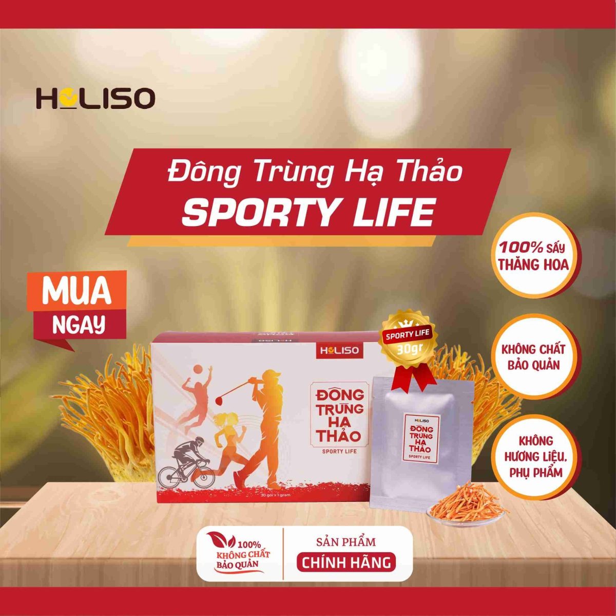 Đông Trùng Hạ Thảo Sporty Life 30g