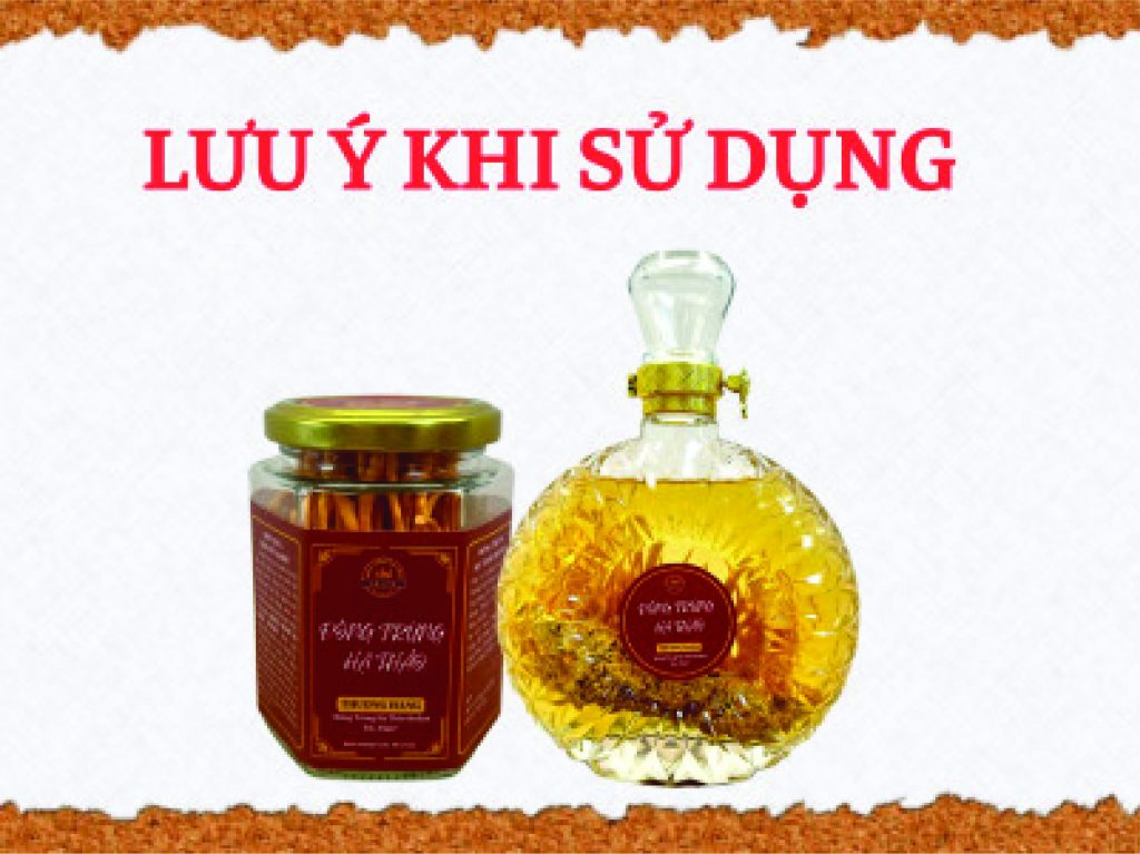 Các lưu ý khi sử dụng đông trùng hạ thảo