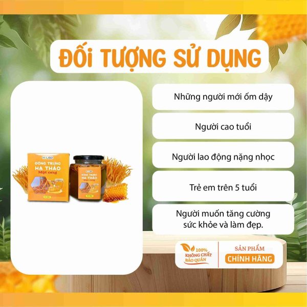 Đông Trùng Hạ Thảo Ngâm Mật Ong Holiso