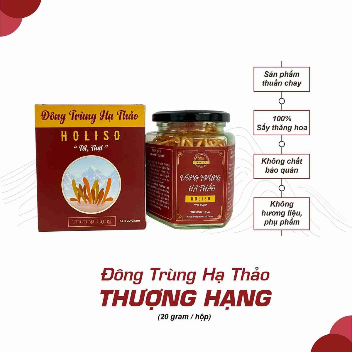 Đông Trùng Hạ Thảo Thượng Hạng 20gr