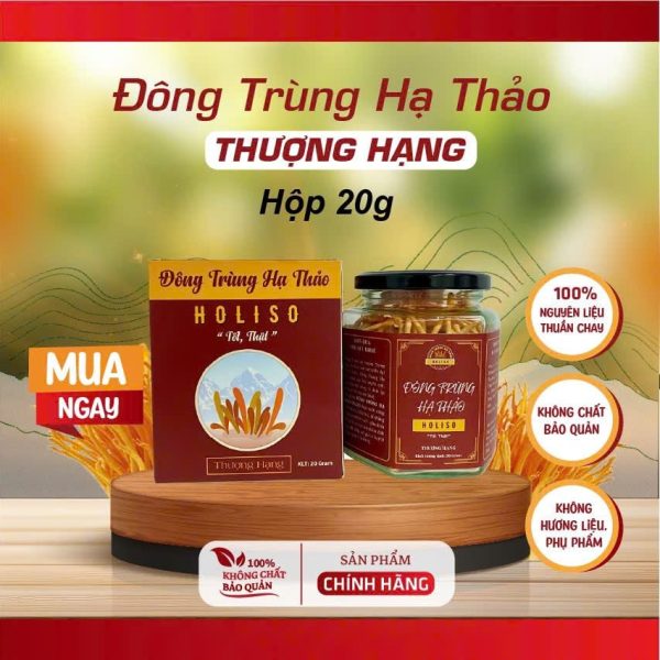 Đông Trùng Hạ Thảo Thượng Hạng 20gr